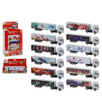 Die cast Delivery Truck with Elf design. 12 Asstd. 500109