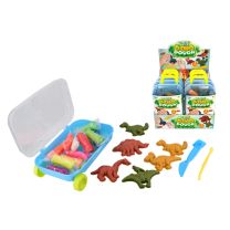 Dinosaur Modelling Clay Pull Along Carry Case 