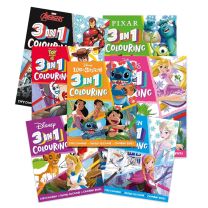 Disney 3-in-1 Colouring Book Bundle DIS3IN1B