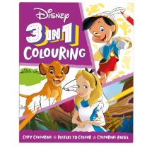 Disney Favourites 3 in 1 Colouring Book 22977