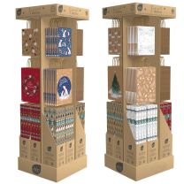 ECO WRAP DISPLAY 25 LARGE FSDU  530x1683x530cm