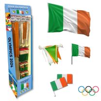 2024 Olympics Ireland Suporters Flags & Bunting FSDU 48pces