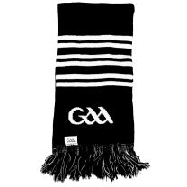 GAA SCORE MORE SCARF BLACK WHITE 