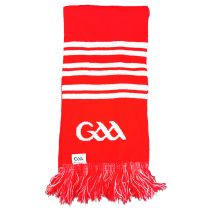 GAA SCORE MORE SCARF RED WHITE 