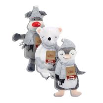 Hot Water Bottles with Novelty Cover – 3 Assorted Winter Designs 24 units