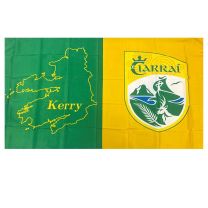 GAA Kerry Official County Crest Large Flag 5 x 3 KERRY5X3