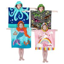 Kids Hooded Poncho Pal Beach, Bath Towels 60x120cm - Assorted Designs

Model No BIT205699 Barcode 5023674205682
