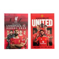 Official FC Liverpool & Manchester United Annuals 2025 Bundle  1 MULFC25