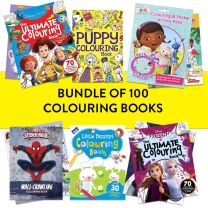 Pack of 100 Assorted Disney Colouring Books BF2.99BOOK100