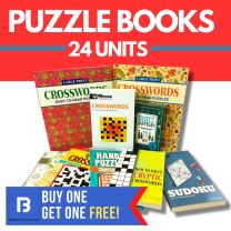 24 Adult Puzzle Books Bundle PUZZLEBOOKS24 BOGOF 