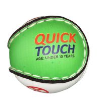 GAA SCORE MORE Quick Touch gREEN Kids Hurling Sliotar  QTOUCHG