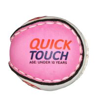 GAA  SCORE MORE Quick Touch Pink Kids Hurling Sliotar QTOUCHP