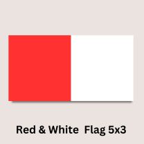Red & White Flag 5x3