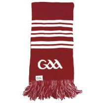 GAA SCORE MORE SCARF MAROON WHITE 