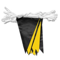 Bunting Black & Amber 10m