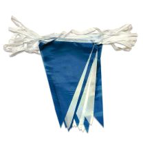 Bunting Blue & White 10m 2