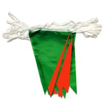 Bunting Green & Red 10m