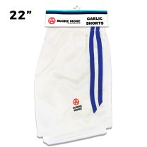 Score More gaelic Games shorts 3 units  blue and white SIZE 22