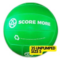 SCORE MORE Eco Gaelic Football Unpumped Size 5 Green