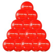15 score more red recycled footballs 