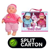 9" Vinyl Twin Dolls Baby Dolls SCTY1736