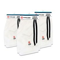 Score More gaelic Games shorts 12 units 3 sizes BLACK and white 