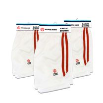 Score More gaelic Games shorts 12 units 4 sizes RED and white 