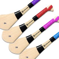 Pack Of 12 GAA SCOREMORE Kids Ash Hurleys with Extra Soft Grip scorgriphurl24