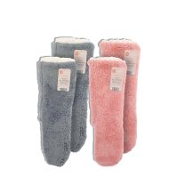 Teddy Fleece Sherpa Lined Slipper Socks With Grips 