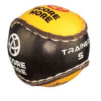 GAA SCORE MORE All Weather Hurling Training Sliotar 5 Black & Gold SLIOTAR5BLAG