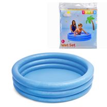 Intex 45" x 10" 3 Ring Crystal Blue Pool In Polybag: TY9590