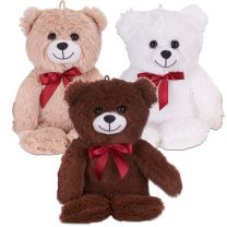 12.5"/32cm Bear with ribbon asstd