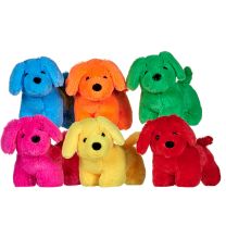 9"/23cm Standing Dog  bright colours 6 asstd