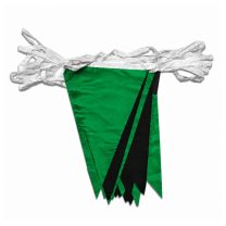 Bunting Black & Green 10m SMBBG10M