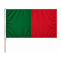 Score More Flag with Pole 3x2 ft Green & Red SMFGR3X2