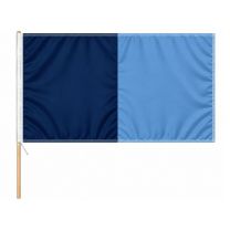 Score More Flag with Pole 3x2 ft Navy & Sky Blue SMFNSB3X2