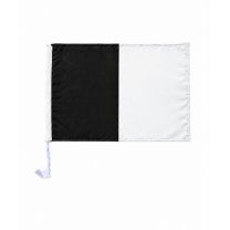 Score More Car Flag Black & White