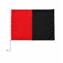Score More Car Flag Red & Black