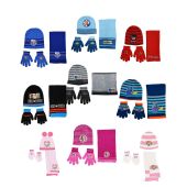 24 Kids Hat, Scarf & Glove Sets