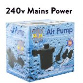 240v mains only air pump inflate/deflate