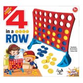 4 in a Row: 2 PLAYERS. Includes Game Board & 41 Counters. 