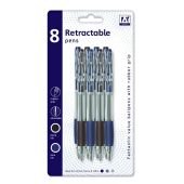8PK Retractable Pens 