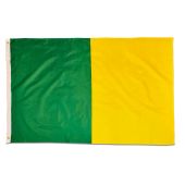 Score More Large Flag 5 x 3 ft Green and Gold