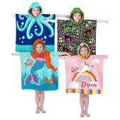 Kids Hooded Poncho Pal Beach, Bath Towels 60x120cm