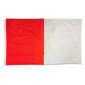Score More Large Flag 5 x 3 ft Red and White
