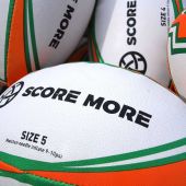 Ireland Rugby Balls Prepumped 3 Asst sizes 18 pce in box