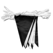 Bunting Black & White 10m