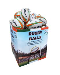 Rugby Ball dump bin 3 sizes 